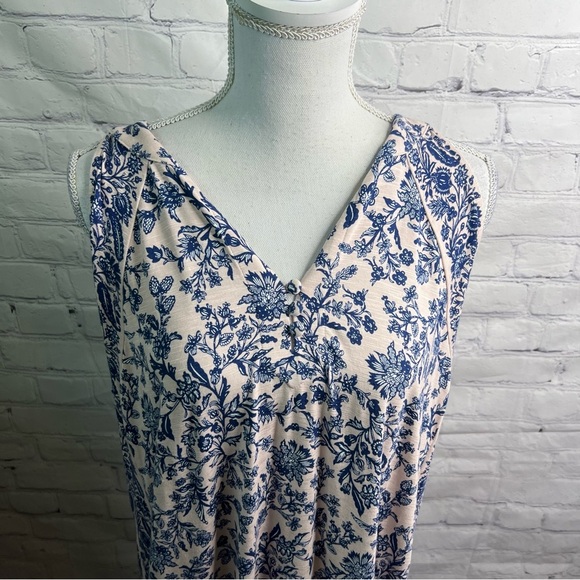 J. Jill Floral Maxi Summer Dress Large - Picture 3 of 8